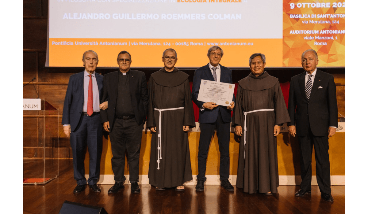 Alejandro Guillermo Roemmers Receives Honorary Doctorate in Rome An Ambassador of Universal Fratern